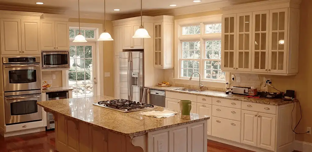 Custom cabinet door installation and kitchen upgrade in Santa Ana, CA