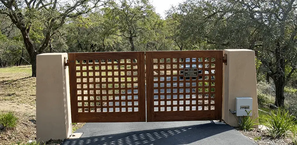 Driveway gate installation for a residential property in Santa Ana, CA