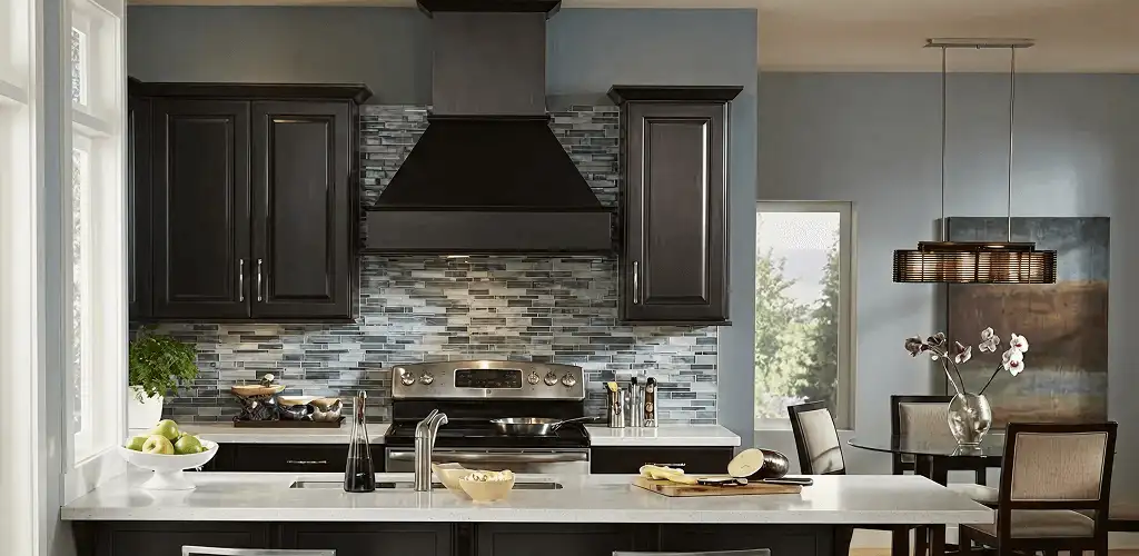 Kitchen cabinet painting and refinishing in a modern kitchen in Santa Ana, CA